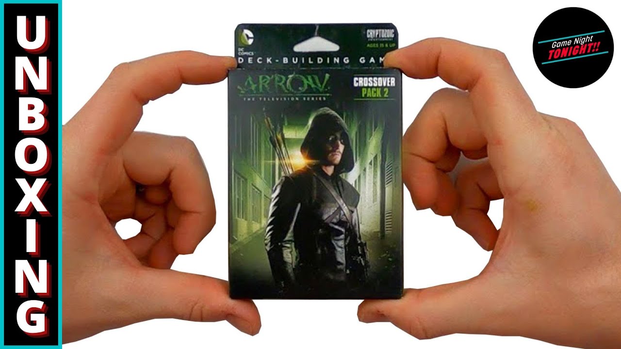 Unboxing // DC Deck Building Game Crossover Pack #2 Arrow   The Television Series