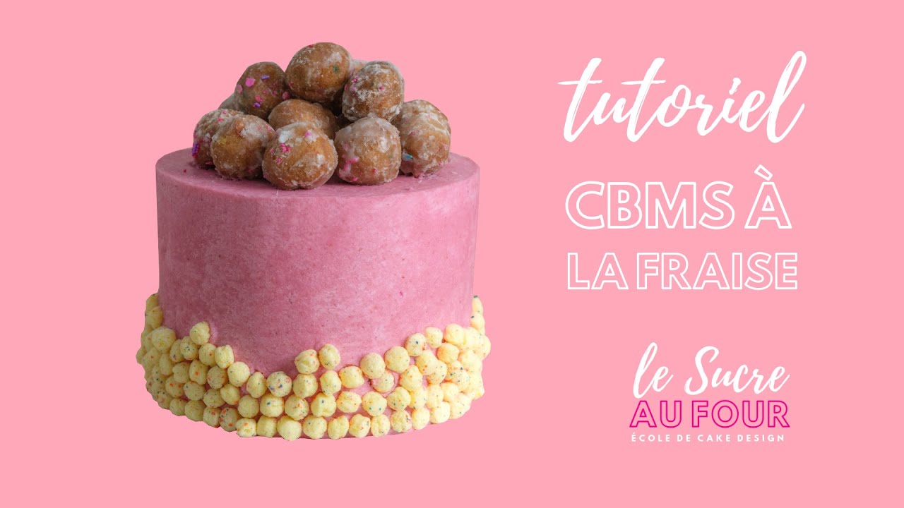 Recette De Creme Au Beurre Meringue A La Fraise Youtube