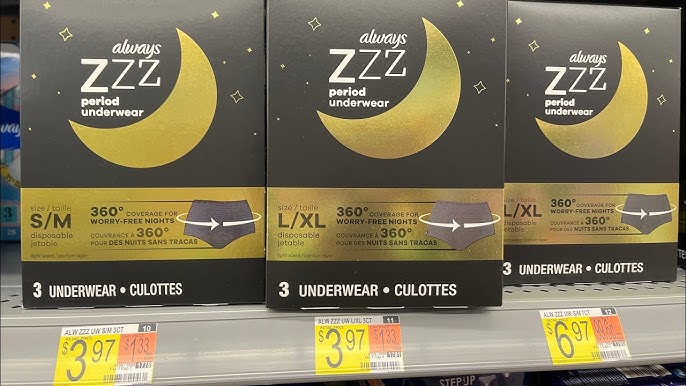 I Tried Always ZZZ Period Underwear : Review 