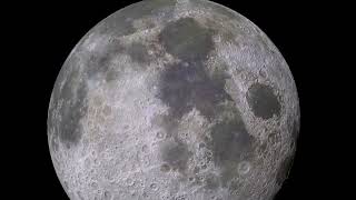 Бесплатный Футаж с Луной   Полёт вокруг Луны в Космосе 4К