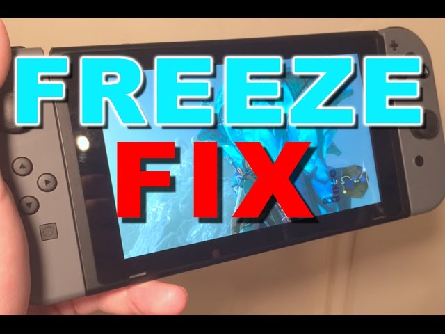 chokolade Withered målbar How to reset a frozen Nintendo Switch - YouTube