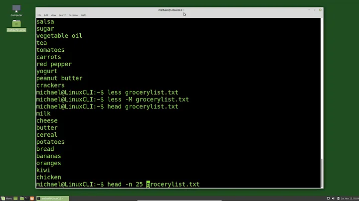 Linux Command Line (07) Viewing Files (cat, more, less, head, tail)