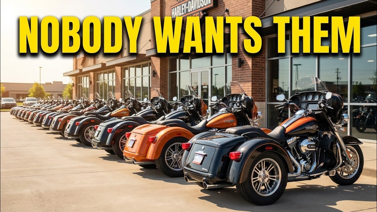 8 Trike Harley Davidson Motorcycles Dealers Can't Sell, So They Are Giving Them Away