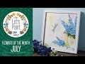 Let's Paint - Donna Dewberry Flower of the Month - July Larkspur