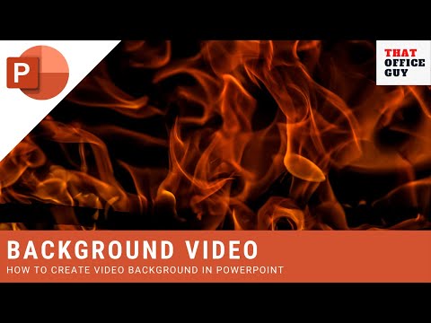 How to Create Video Background in PowerPoint [Motion Background for PowerPoint]