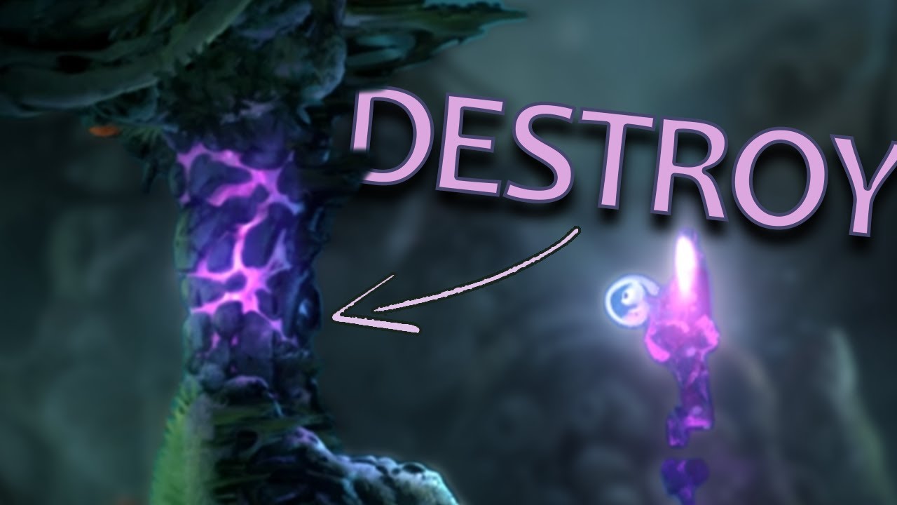 HOW to DESTROY PURPLE WALLS in Ori and the Will of the Wisps