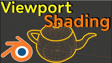 Viewport shading (Blender 3d tutorial)