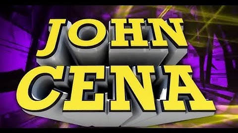 John Cena "2010" The Time Is Now Entrance Video