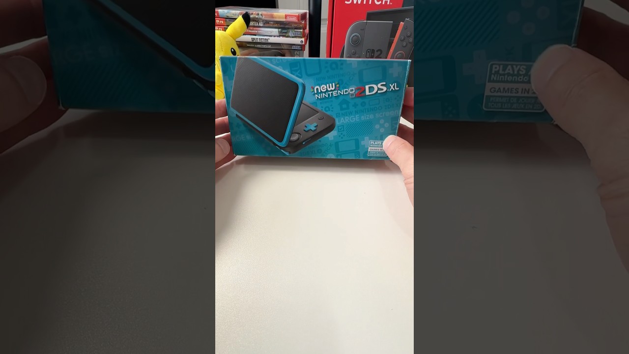 Распаковка новой Nintendo 2DS XL