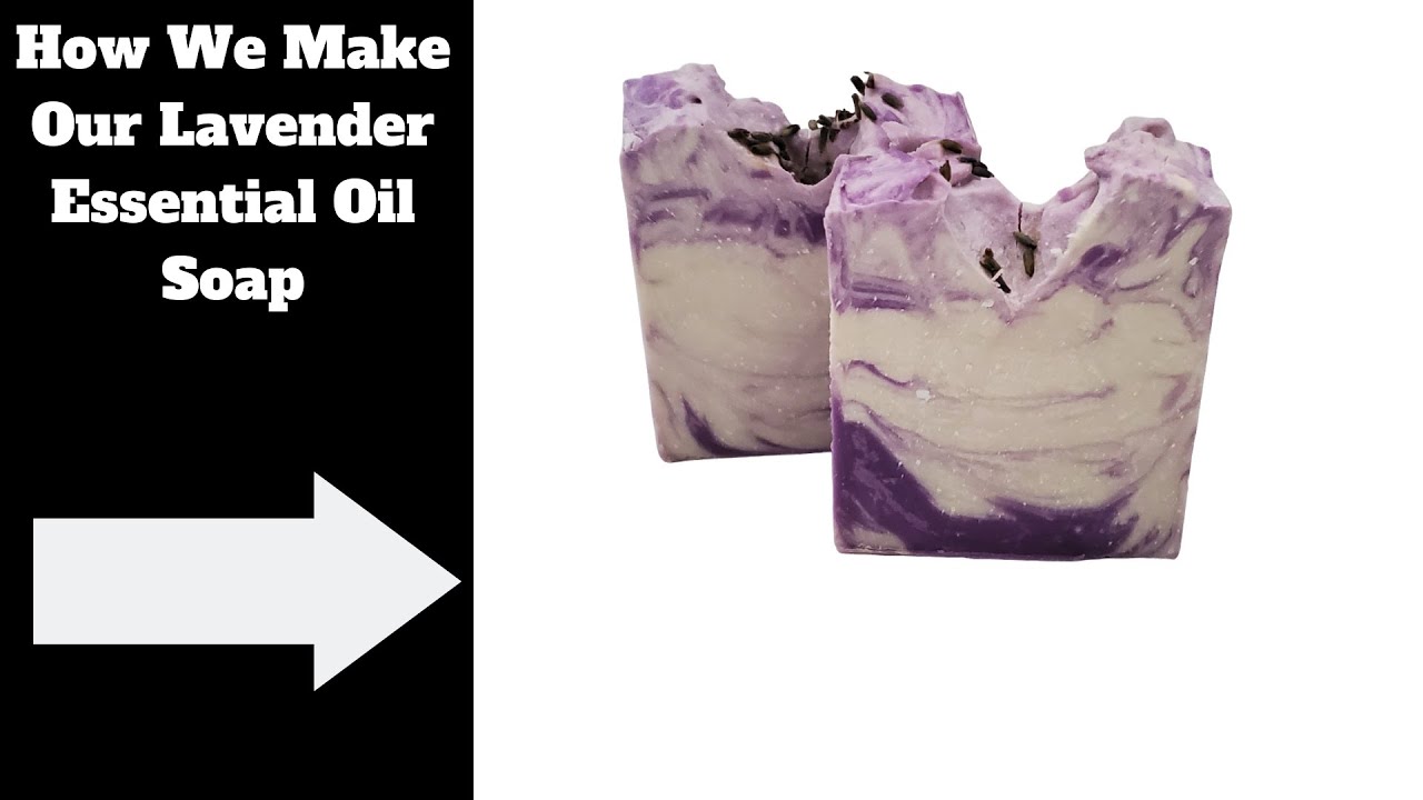 How to make vegan soap. Cutting Lavender Soap. Essential Oil Soap.