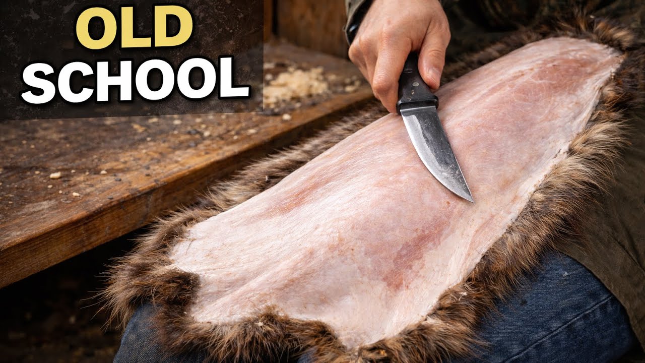 How to Flesh a Beaver with Just Your Knee and a Knife