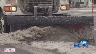 Erin Kelly tracks the storm in Williamsburg