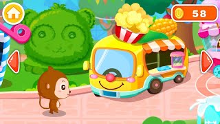 Công Viên Giải Trí Game Giáo Dục Gấu Trúc Babybus | Game trí tuệ dành cho trẻ | Chuyến xe của bé screenshot 3