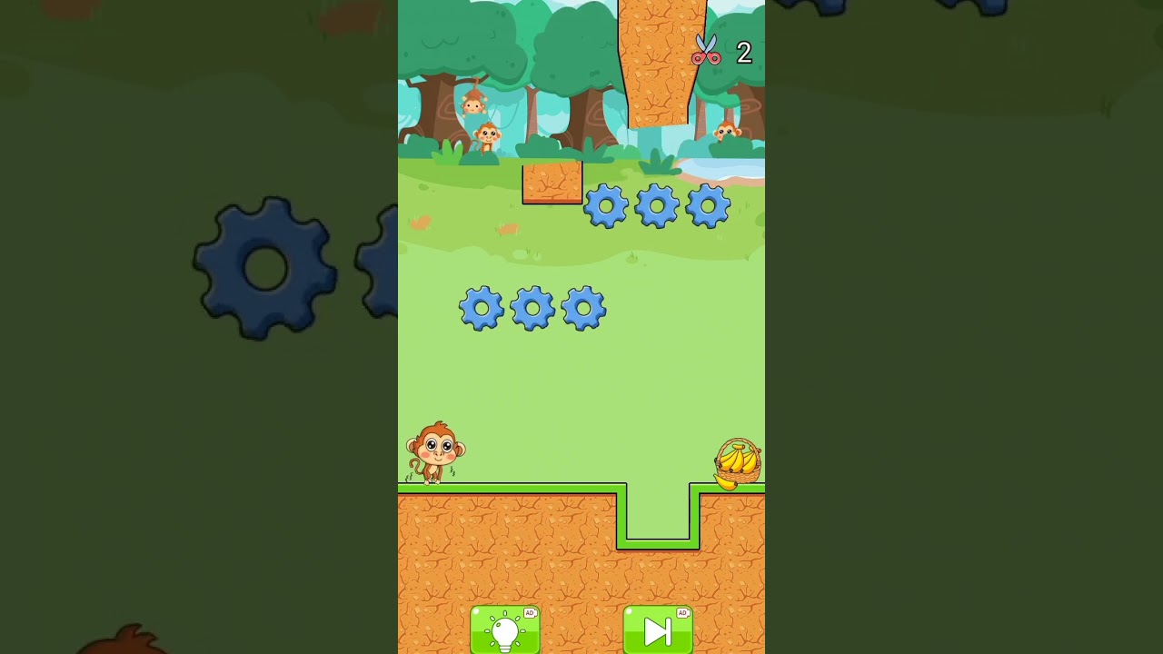 mobile game puzzle solving in monkey 🐒 