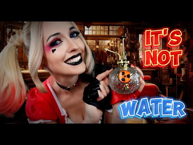 ASMR: From Hopeless to Stylish: Journey in Harley Quinn's Barbershop. Personal attention, roleplay.
