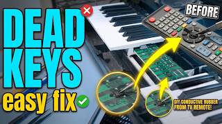 How to Fix Digital Piano Silicone Rubber Contacts (DIY TV Remote Hack!)
