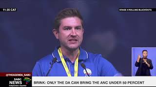 DA Federal Congress l Tshwane Mayor Cilliers Brink address congress