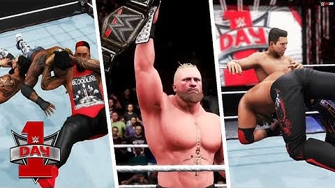 WWE Day 1 2022 Full Show Simulation - WWE 2K20 Highlights