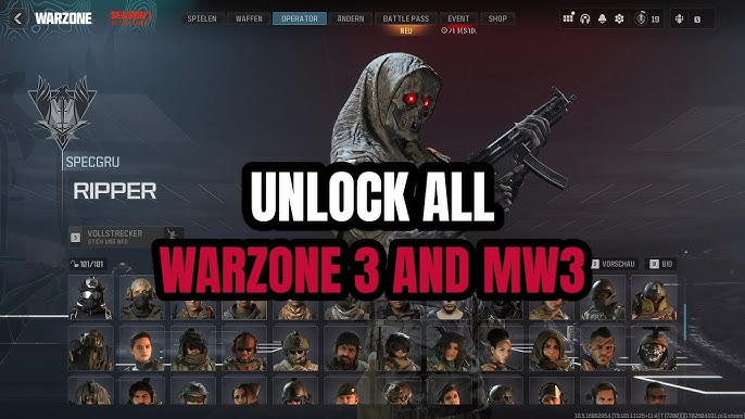 UNLOCK WARZONE 2 E MW2┃OPERADOR + - Call of Duty - COD Warzone - GGMAX