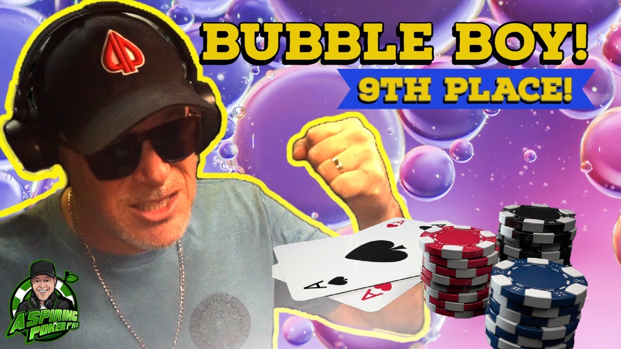 BUBBLE BOY IN THE $600 GTD POKER TOURNAMENT: Poker Vlog final table ...