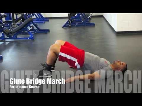 Glute Bridge March