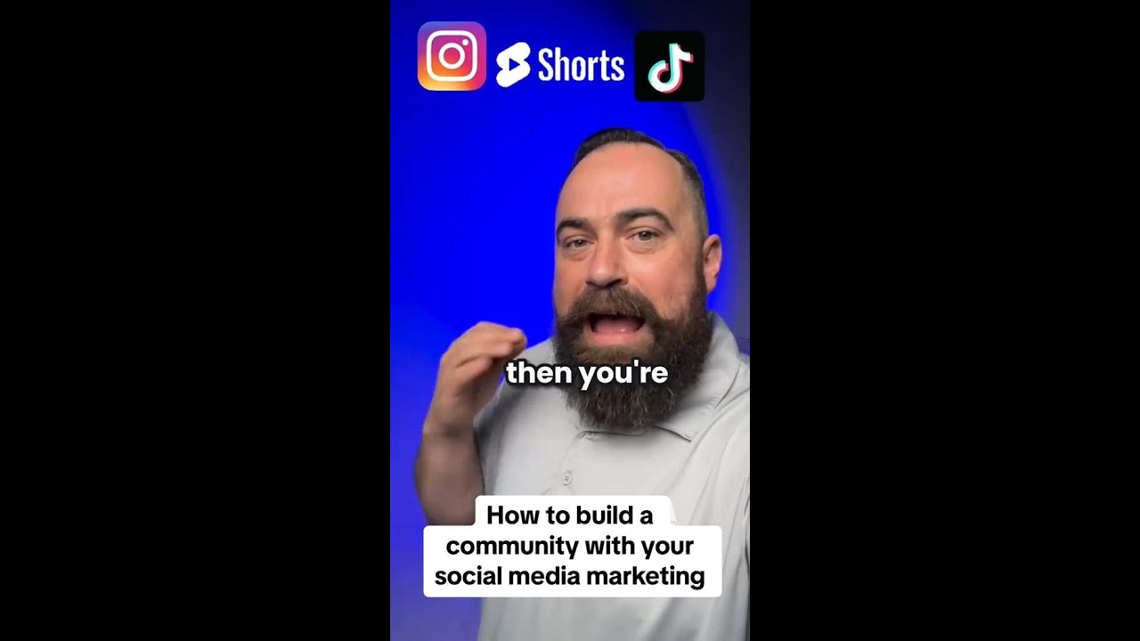How to build your community with your social media marketing. - YouTube