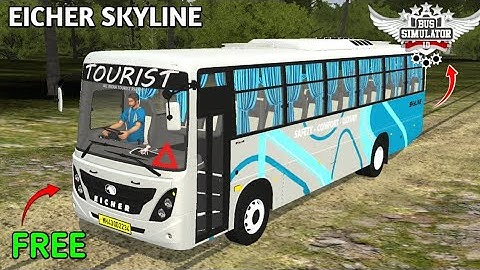EICHER SKYLINE BUS FOR BUS SIMULATOR INDONESIA BUSSID