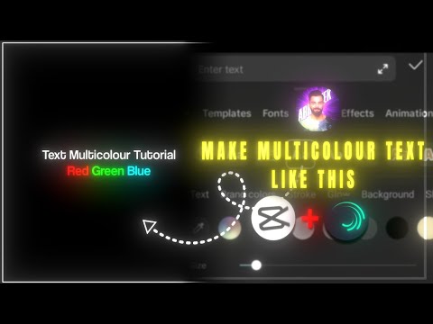 Make Multicolour Text Like This 🤯🔥 ||Easy Tutorial|| ABHISHEK #abhishek18 