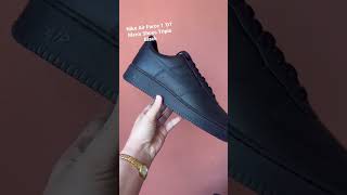 Nike Air Force 1 07 Mens Shoes Triple Black