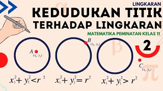 Kedudukan Titik Terhadap Lingkaran : Matematika Peminatan Kelas 11