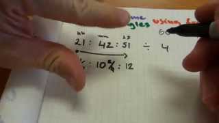 Divide time or angles using fractions