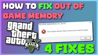 How to FIX ERR_MEM_EMBEDDEDALLOC_ALLOC Out of Game Memory in GTA 5 / Open IV, Heap Adjuster & More!