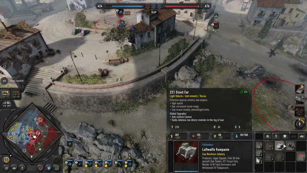 Company of Heroes 3 4v4 Gameplay