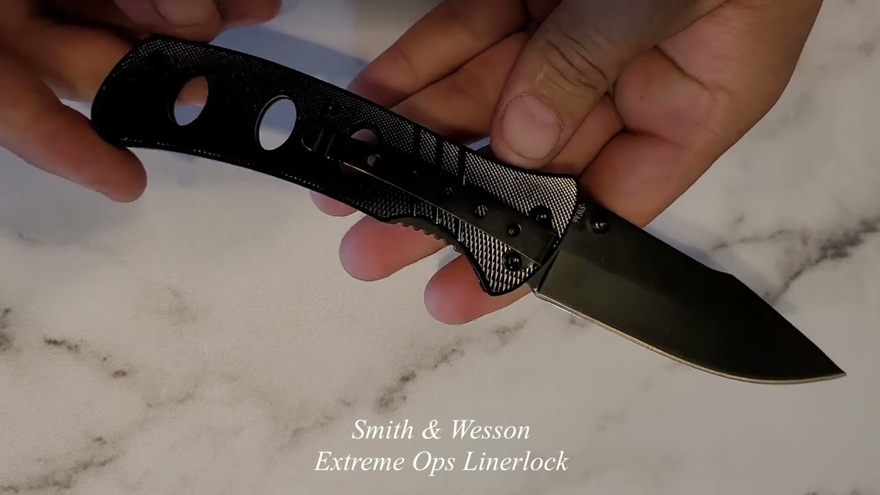Smith & Wesson Extreme Ops Linerlock