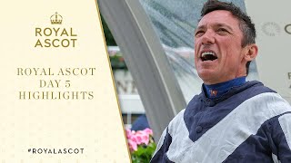 Day 5 Highlights | Royal Ascot | Frankie Dettori completes clean sweep of Group 1s at Royal Meeting