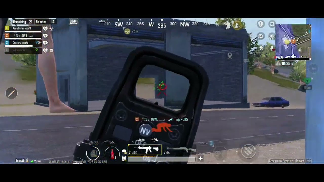 "Quick Reflex Win in Seconds! 🔥 | BGMI Fast Gameplay 