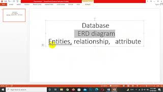 Basic explanation of  Entities, Relationship, attribute in database