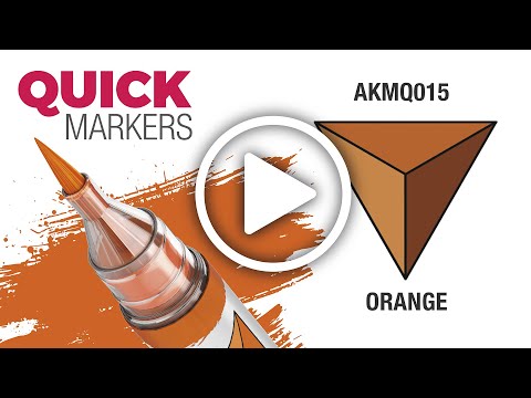 Video: AK Interactive Quick Marker AKMQ015 oranžová