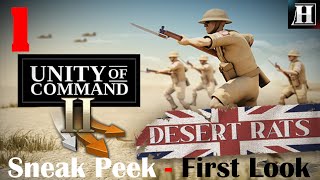 Desert Rats | First Look | Sneak Peek | Unity of Command II | New DLC | Part 1 screenshot 3