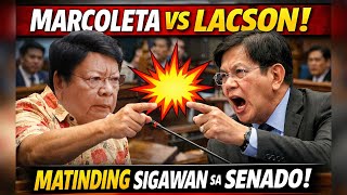    medyo Masakit Na Sa Tainga Lacson Marcoleta Nagsagutan Sa Senado  Jevara Ph
