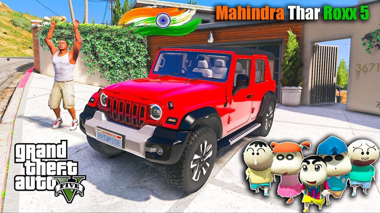 Franklin ki New Modified Thar Red Colour || Franklin Ki Thar || Franklin Game || 