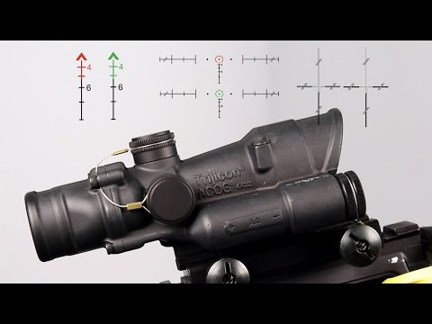 Trijicon TA02 4x32 ACOG New Reticles - OpticsPlanet.com Product in Focus