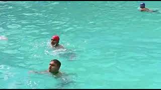 Swimming Test of all cadets participating in Boat Pulling & Rigging competition in IGC - NSC