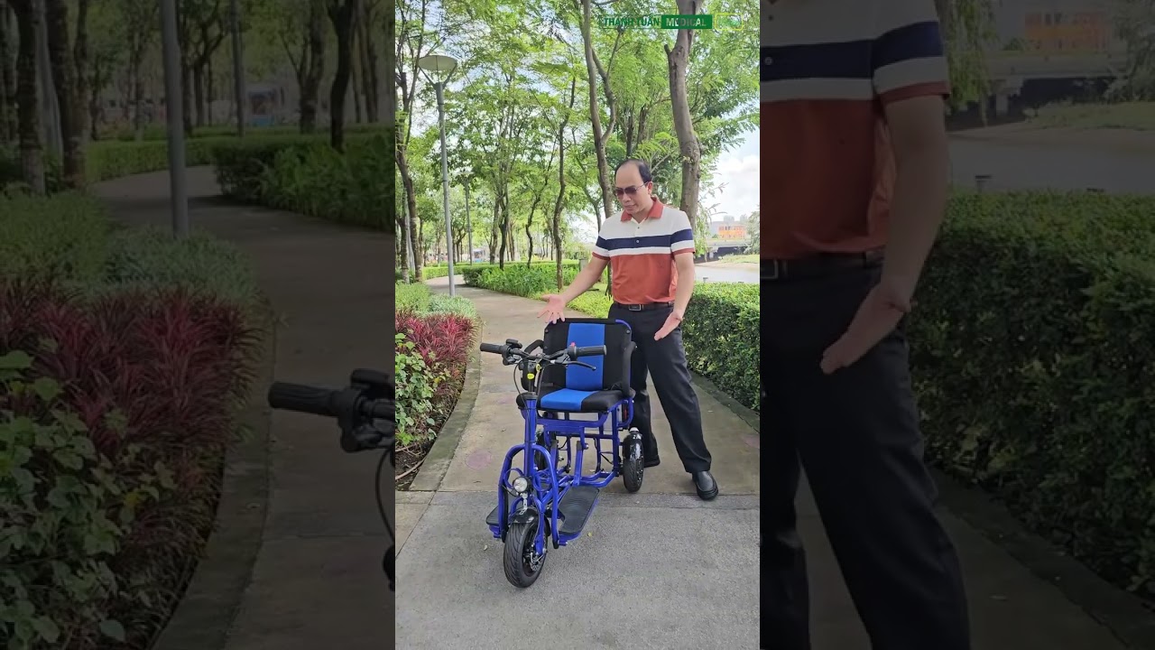 ✨ DÒNG XE NHỎ GỌN, dễ dàng di chuyển trên mọi chuyến đi cùng xe điện 3 bánh YHX-03 Gấp Gọn như Vali!