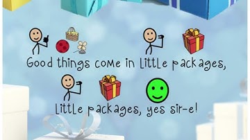 Good Things Come in Little Packages lyric video