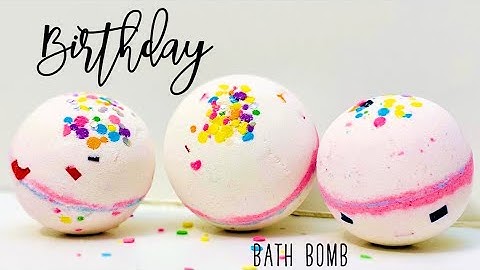Celebrate with Fun and Festive Confetti Bath Bombs
