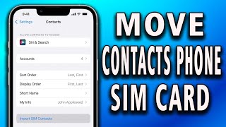 How To Move Contacts From Phone To Sim Card (full guide) screenshot 5