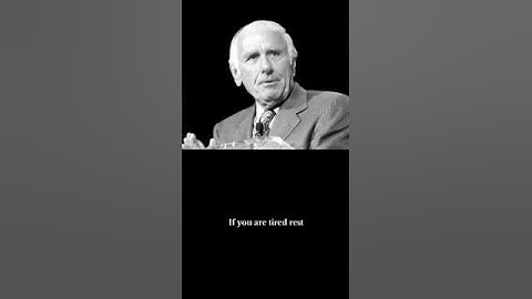 If you are tired Rest  #motivation #shorts #discipline #trending #jimrohn