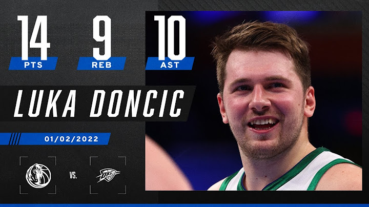 Luka Doncic's NEAR triple-double helps put Thunder away 💪