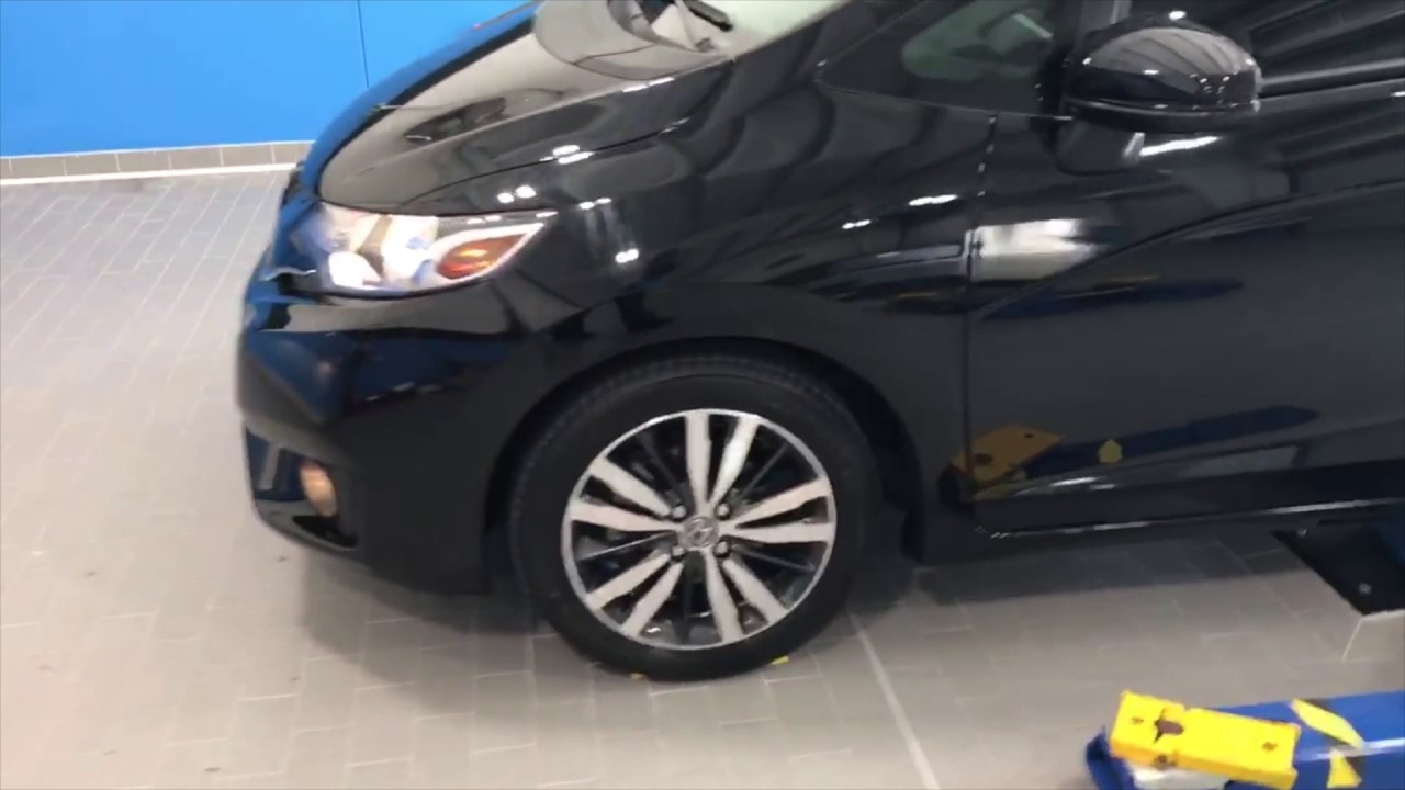Black 2015 Honda Fit EX at Southeastern Honda